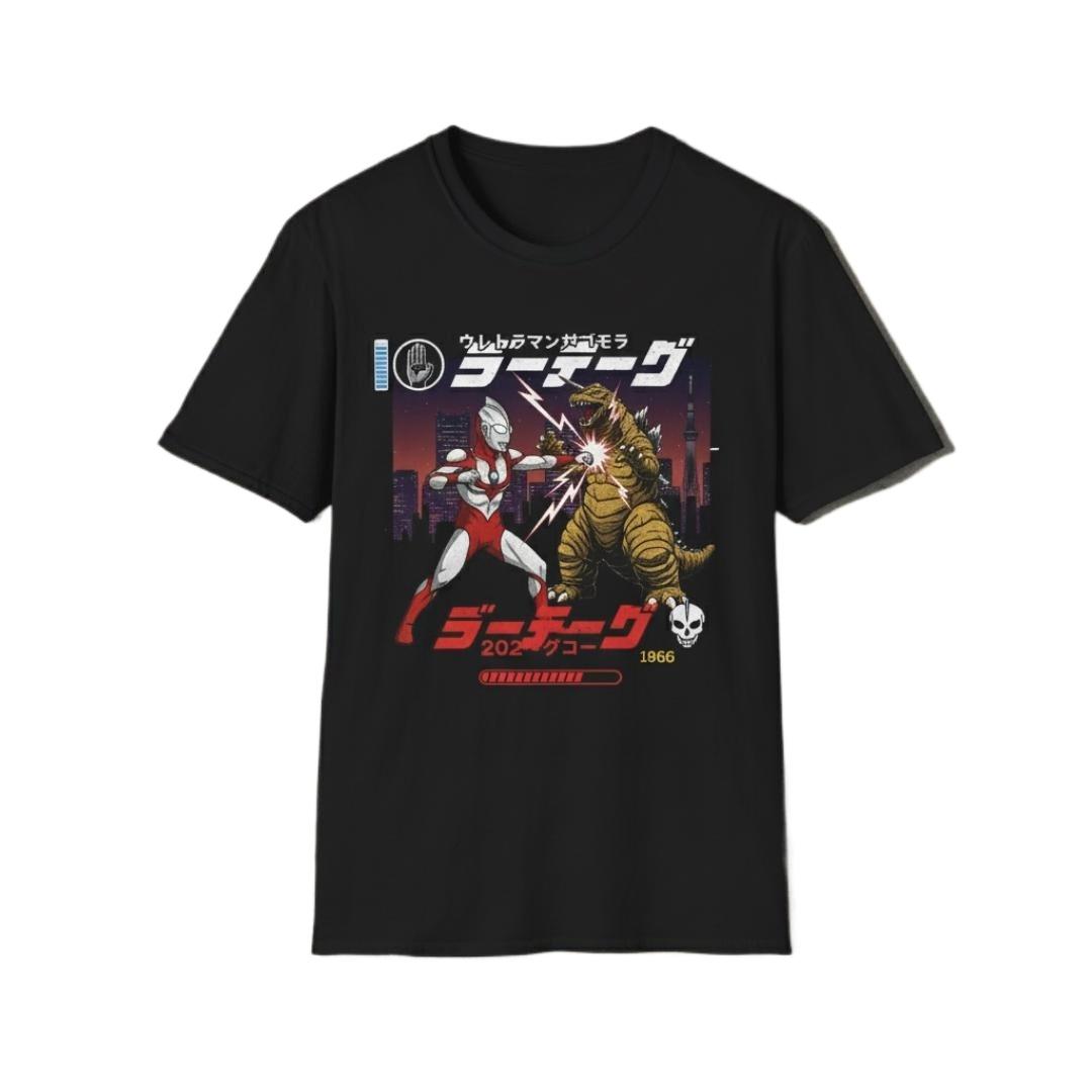 

UltraUnisex vs Monsters unisex graphic Tshirt retro superhero anime fun casual streetwear Tee anime figure Fashion Vintage Top 4XL