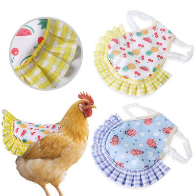 Hühnersattel Hühnerschürze Rückenschutz mit elastischen Bändern Geflügel