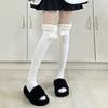 1 Pair Women Over Knee Stockings Princess Style Dress Socks Ruffle Thigh High Socks Long Tube Frilly Socks Ballet Socks