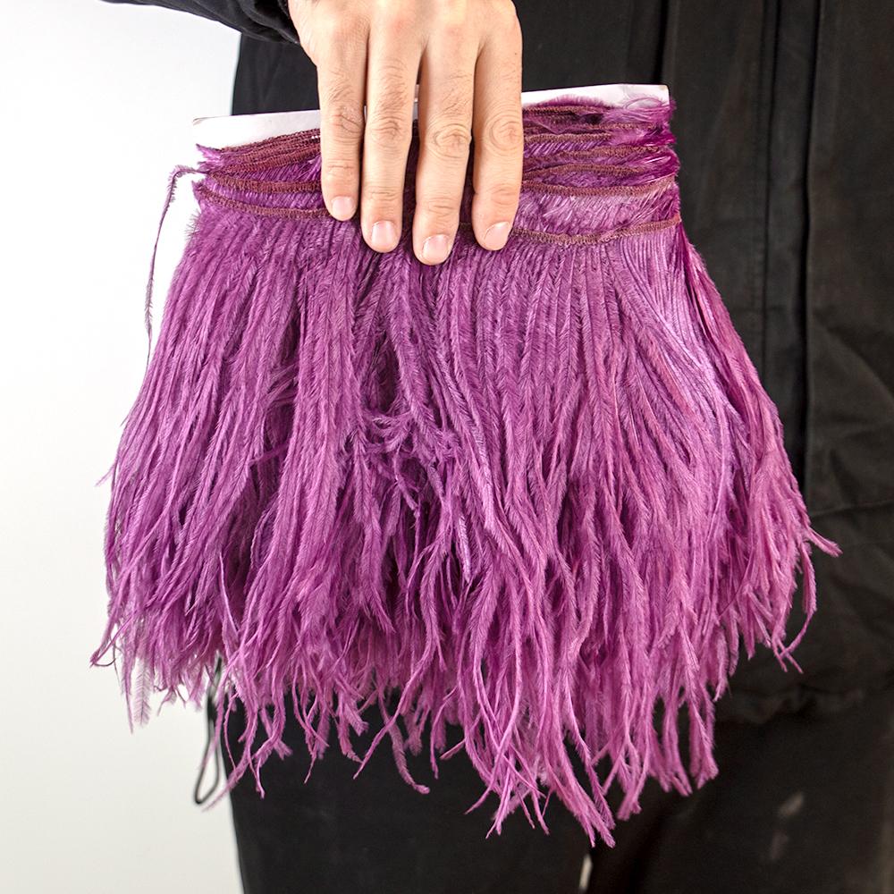 Feather1Meter High Quality Ostrich Feather Trim 10-15/15-18/18-22cm Plumes Fringe Ribbon for Home Party Dress Sewing Wedding Decoration