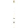 Lampa Wisząca Vaku Led Złoty Light Prestige Lp-719/2P Gd