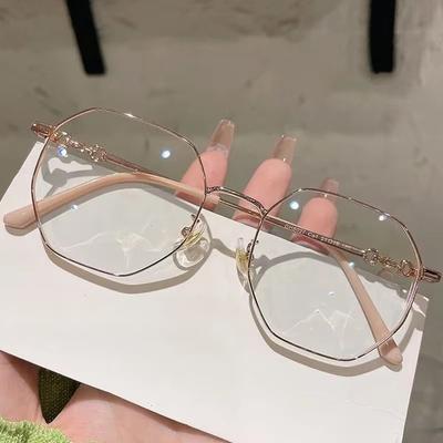 Luxury Anti-Blue Light Myopia Glasses Trendy Women'S Minus Diopter Eyewear Fashion Near Sighted Glasses Prescription Eyeglasses