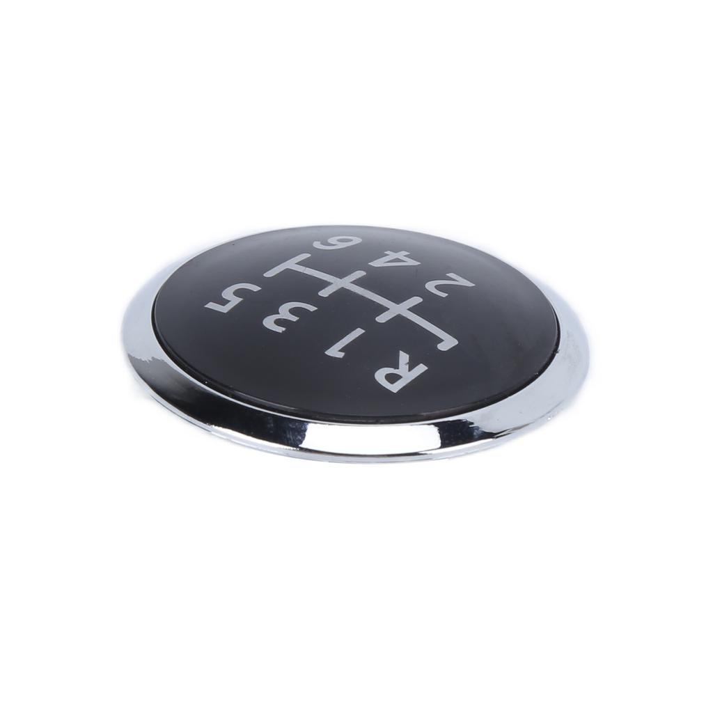 6 Speed Gear Shift Knob Cover Cap Black ABS Replacement for T5 Transporter 2003‑2010