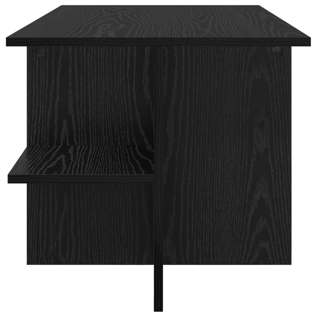 Coffee Table Black Oak 87 x 50 x 45 cm Particleboard