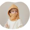Kindermütze, Maske, Schal, integrierte Mütze, Winter, Junge, warm, Samt, Gehörschutz, Mütze, Skullies, Mützen, Ärmelkappe