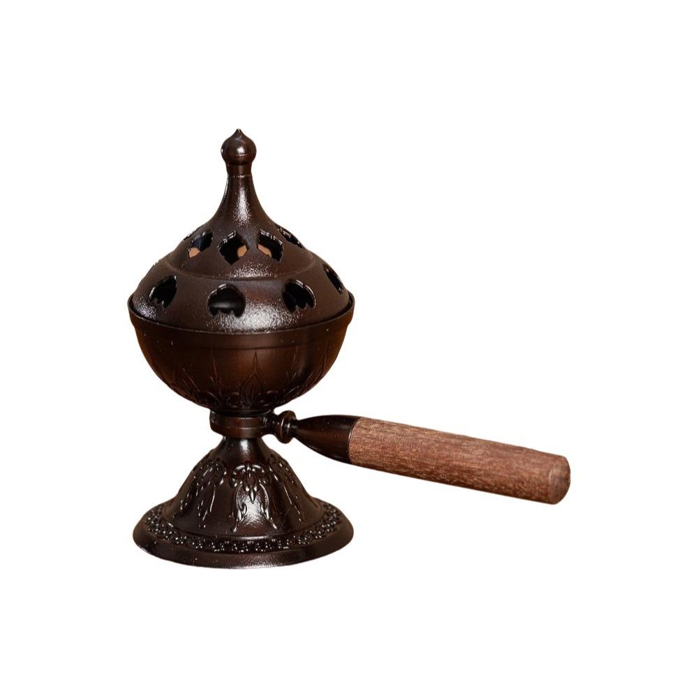 Hollow Out Handheld Incense Burner Non-Stick Powder Diffuser Incense Portable Incense Tray Office