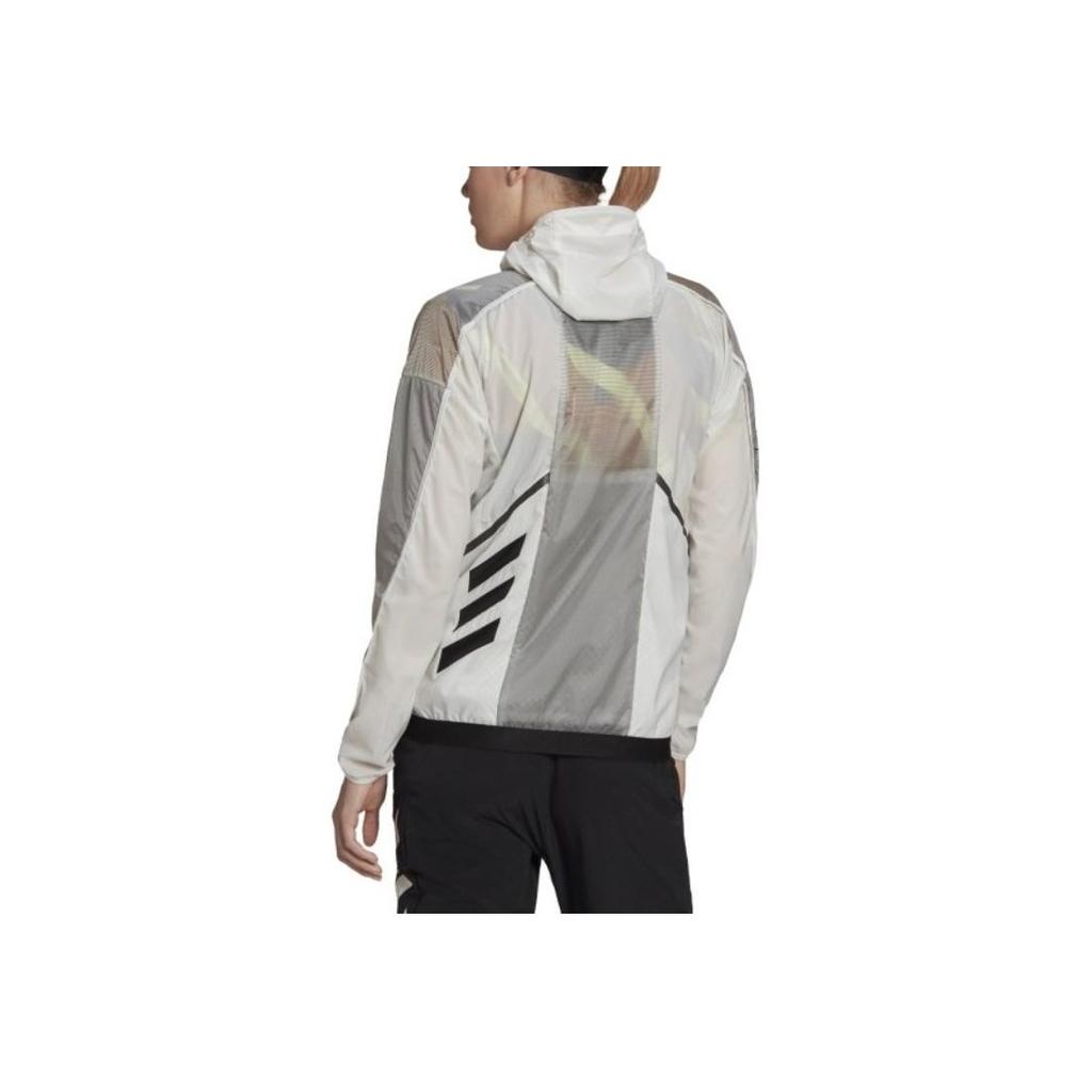 adidas Gradient Slim Fit Zip Up Hooded Long Sleeve Jacket Women Jacket Gray GP1976