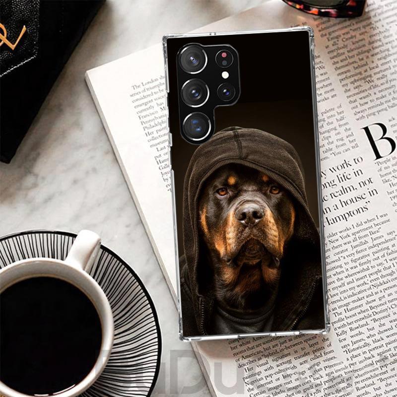 Rottweiler Dog Cover For Samsung Galaxy S23 S22 S24 S25 Ultra Phone Case S21 Plus S20 FE S10 + S25Ultra Print Fundas S23 S22 S24
