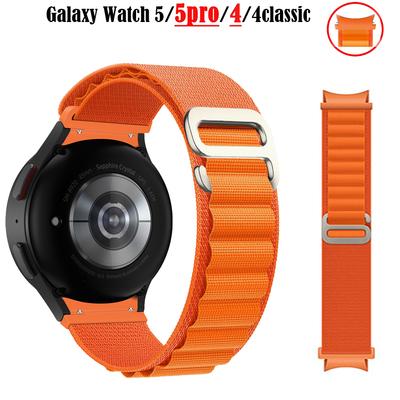 Sports Alpine Loop Band for Samsung Galaxy Galaxy Watch 5 Pro/4 44mm 40mm 45mm G-hook Nylon Bracelet Watch4-4 Classic 42mm 46mm Band