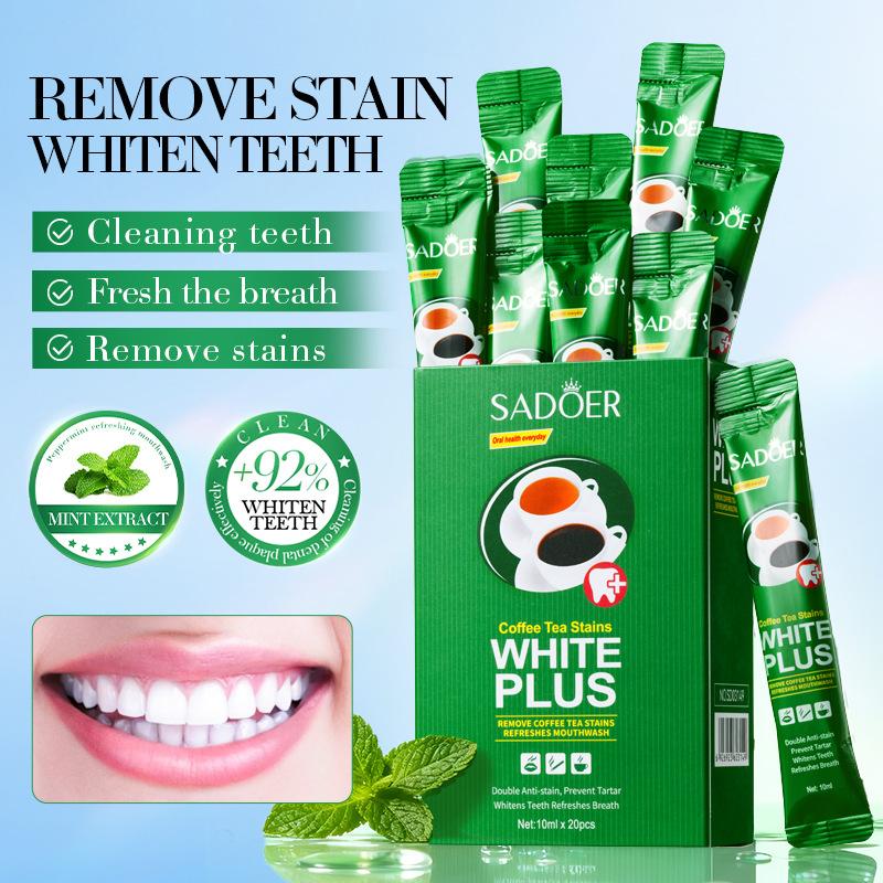 Fresh Mint Mouthwash 10ml * 20PCS Clean Oral Fresh Oral Skin Care Products