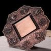 Gold Tibetan Engraved Toma Flower Tantric Alloy Handicraft Auspicious Exquisite Buddhism Home Gift Collection Desktop Decorative