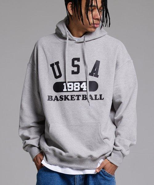 Usa Basketball Hoodie Set Black Gray