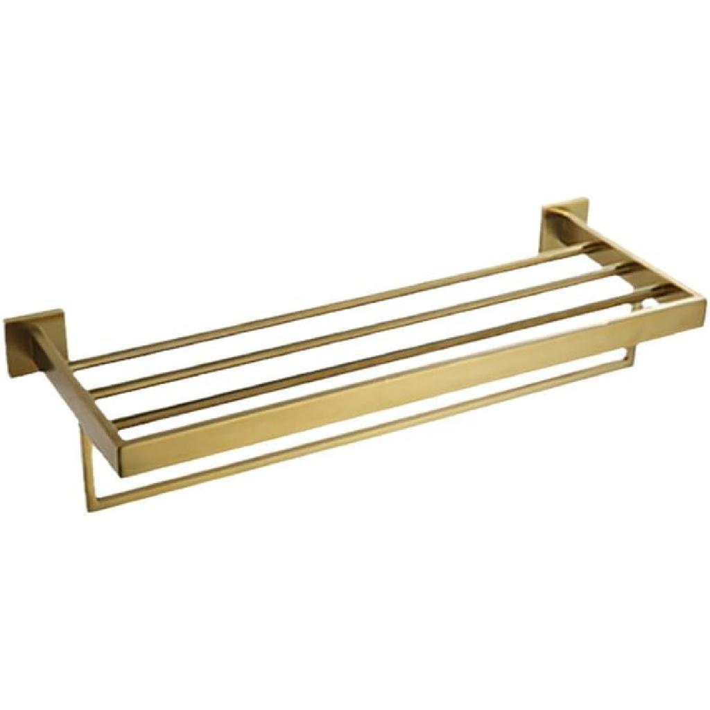 Brushed Gold Bathroom Accessories Toilet Paper Holder Wall Hook Towel Hanger Stainless Steel Kitchen Towel Bar Rack,Paper Holder