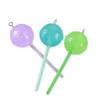 Clear Round Lollipop Resin Pendant Earrings and Keychain Accessories.