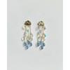 Cyan Misty Clouds Cute Characteristic Ear Clips and Studs