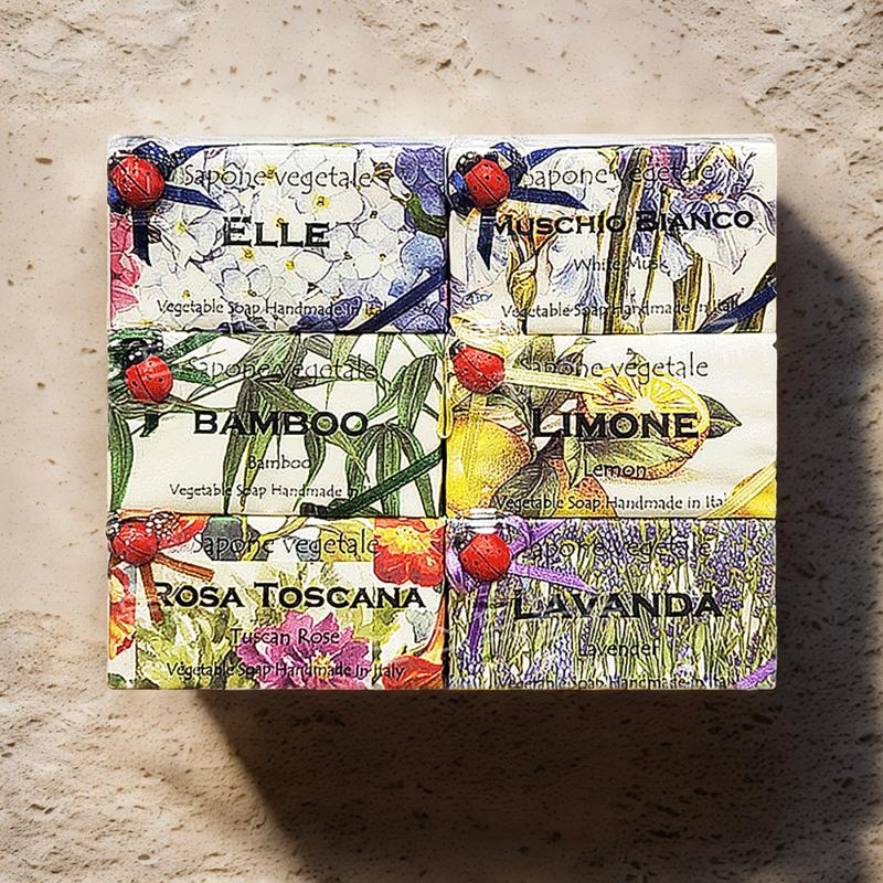 Alchimia Ladybug Handmade Soap + Ollim Life Antibacterial Wipes Extra Set