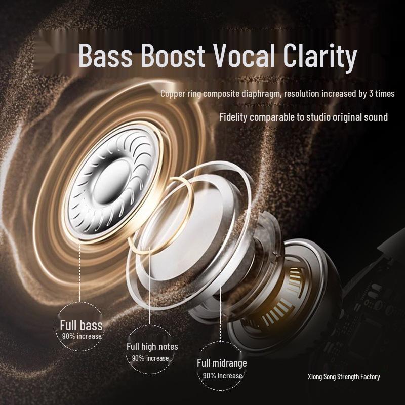 In-Ear Type-C Noise-Canceling Headphones for Huawei & Oppo