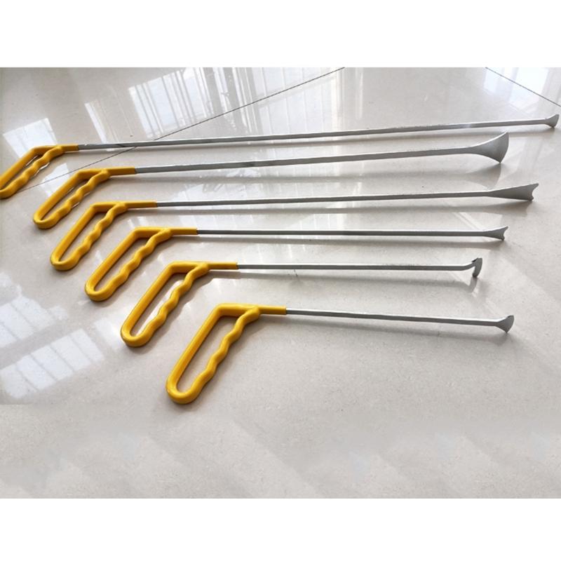 6Pcs Professional Push Rod Hooks Car Dents Repair Tool Crowbars Universal Car Dents Repair Tool Easy To Use