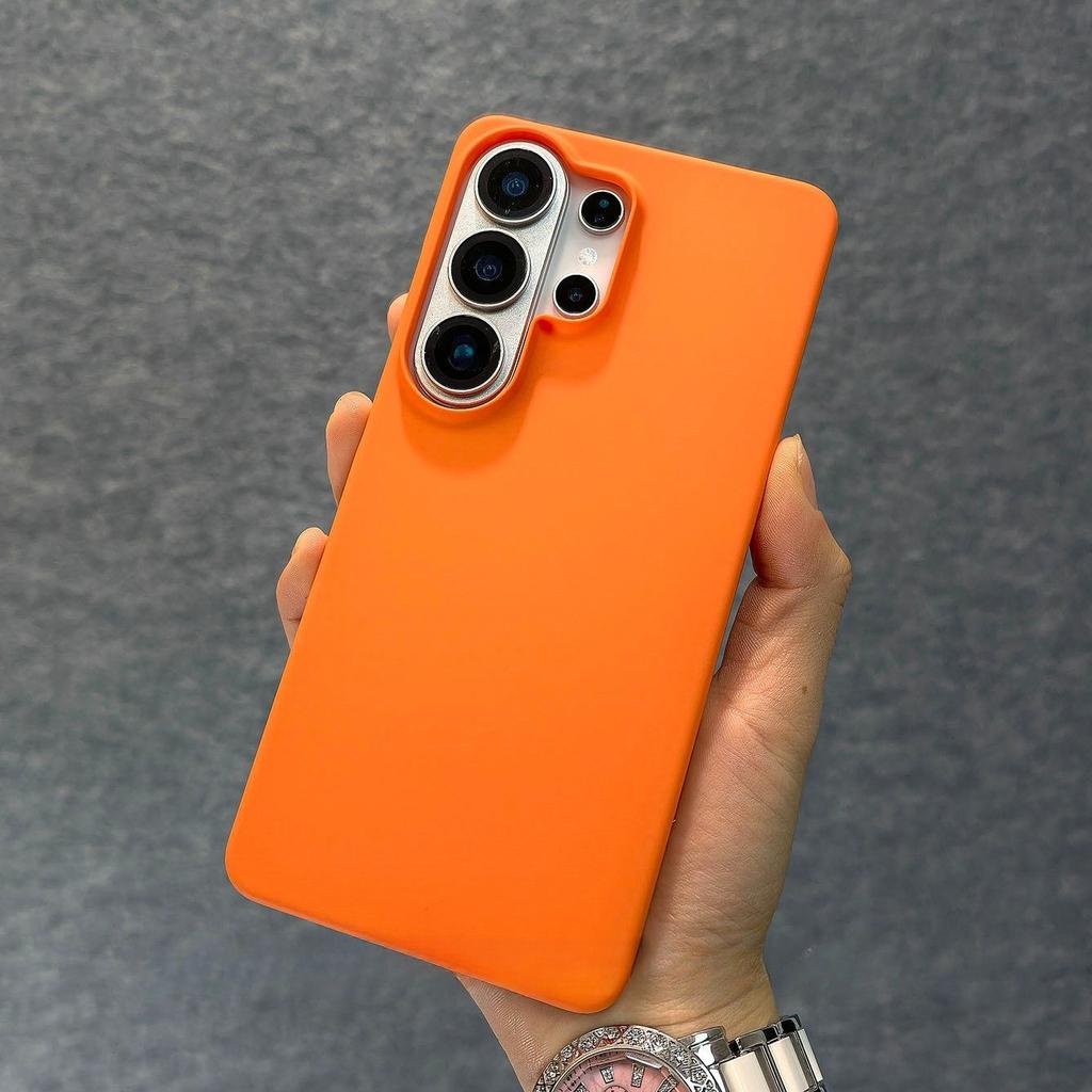 Hard PC Frosted Borderless Case for Samsung Galaxy S26 S25 S24 Ultra S23 FE S22 Plus A55 A56 A54 A15 A16 Matte Ultra Slim Cover