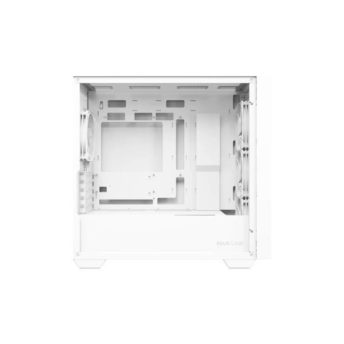 Gehäuse - ASUS - A21 PLUS - ARGB Weiß - Optimale Kühlung - Micro ATX/Mini-ITX Kompatibilität