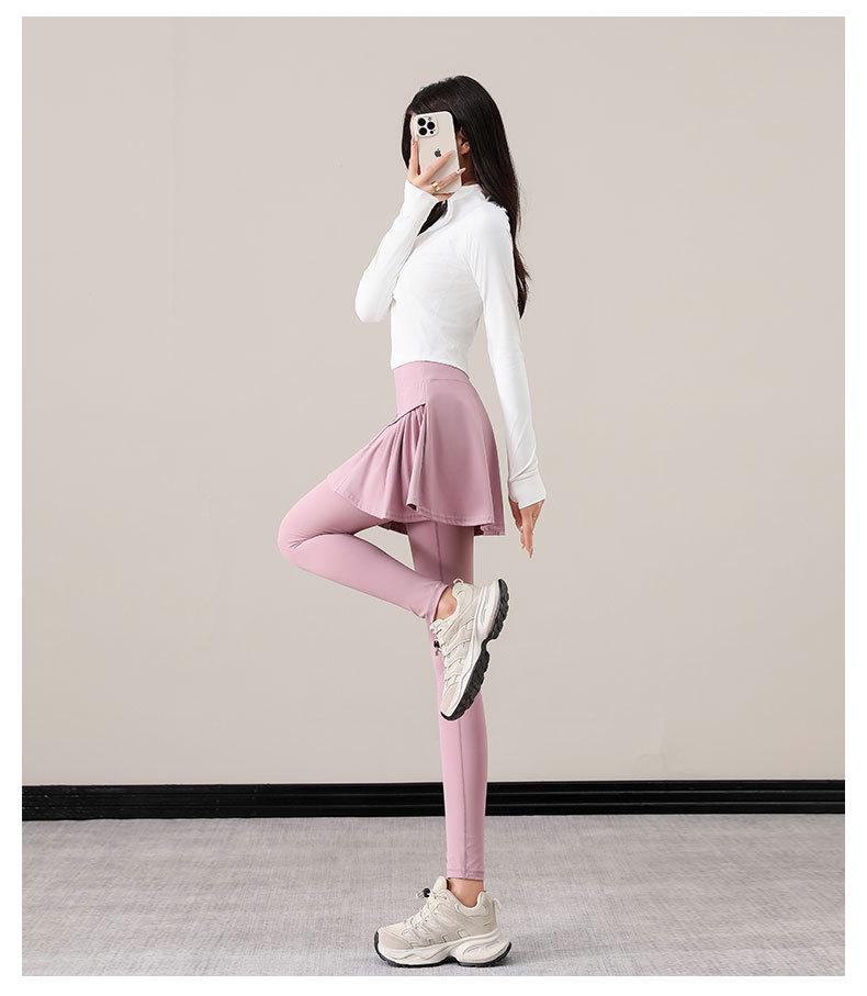 Women's High-End Spring/Autumn Activewear Set: Outdoor Running, Yoga, Tennis & Cycling Outfit
