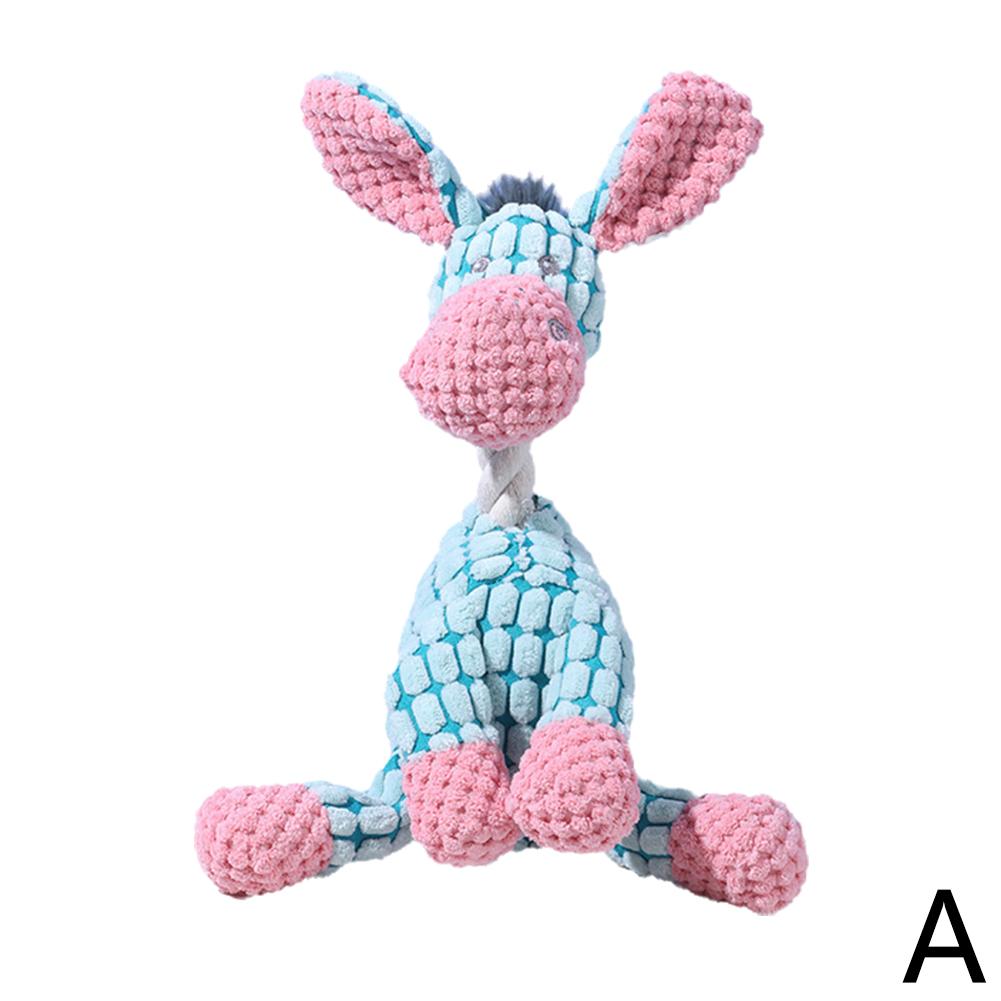 Pet Dog Molar Toy Vent Training Corduroy Voice Plush Toy Dog Tooth Cleaning Supplie Dog Toys for Large Dogs