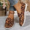 Large size casual flower surface one-pedal women's shoes autumn new women's outer wear trend comfortable platform single shoes