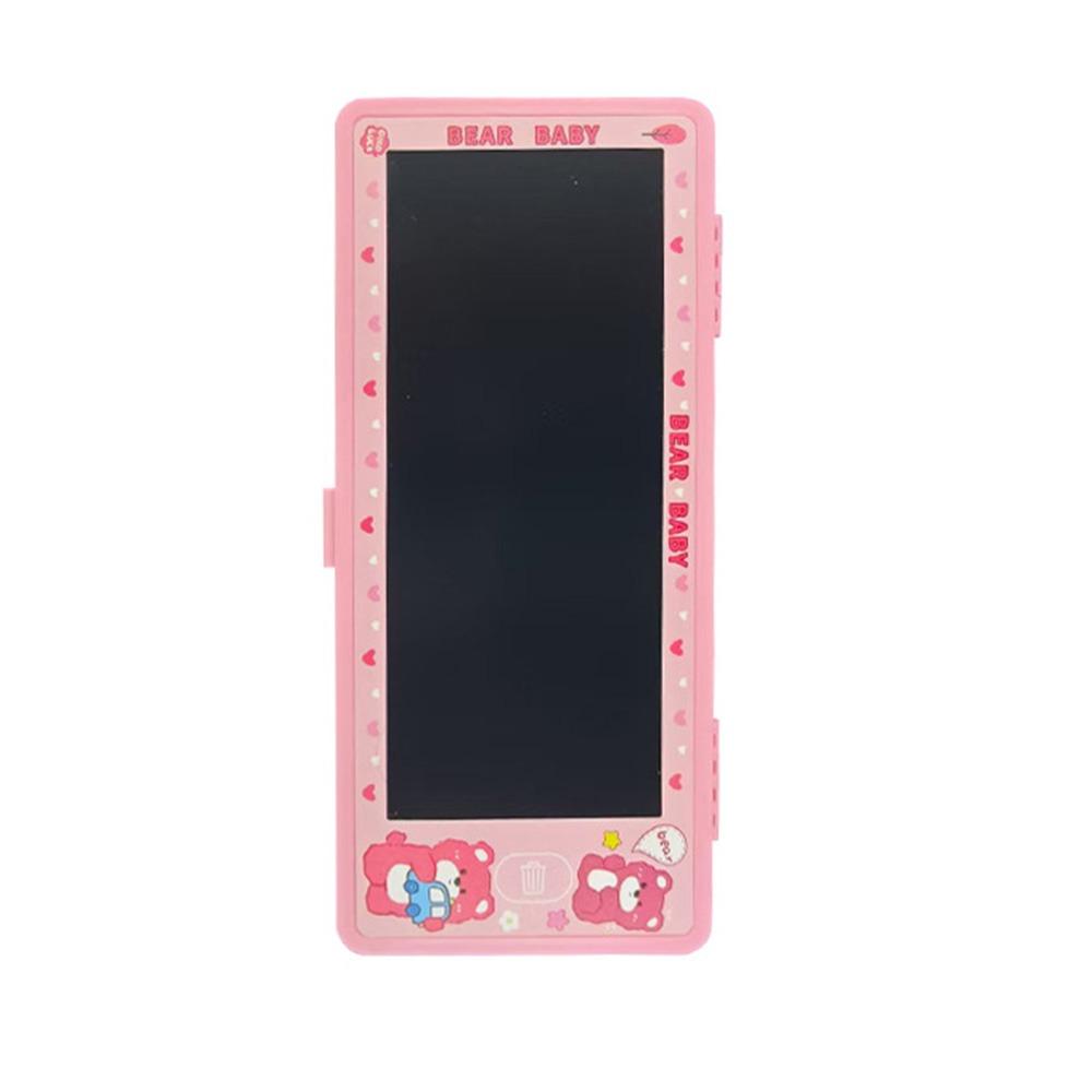 Smazávací kreslící tabulka Pouzdro na tužky s LCD obrazovkou Organizér na psací potřeby Kreslené pouzdro na tužky Dárek