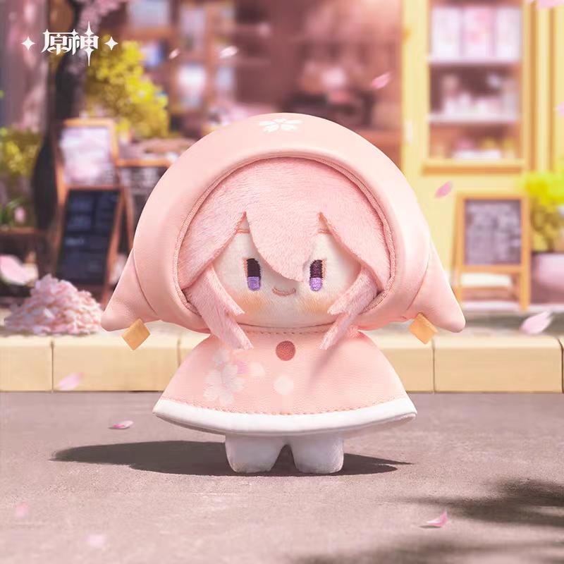 Genshin Impact Plush Kazuha Furina Xiao Sigewinne Wanderer Yae Miko Cute Plush Toys Bag Pendant Anime Stuffed Dolls Gift