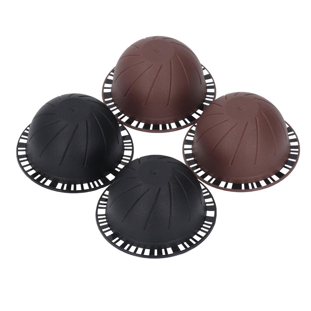 4pcs set 4 Pack Reusable Reusable Coffee Pod Coffee Pod Sticker Cover Home Coffee Brewing