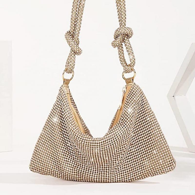 Ladies Evening Bag Elegant Handbag with Zipper Handbag