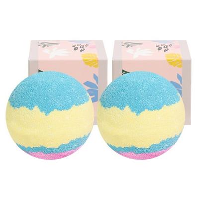 Corecos Bubble & Pop Clean Earth Bath Bomb Floral Fragrance, 200g, 2 Pieces
