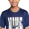 Nike Dri-Fit Legend Comfortable Quick-Dry Pullover Short Sleeve T-Shirt Kids Tops Deep-Navy HQ3257-410