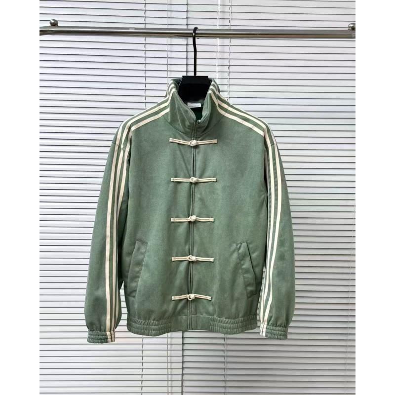 Mens Modern Chinese Style Suede Jacket