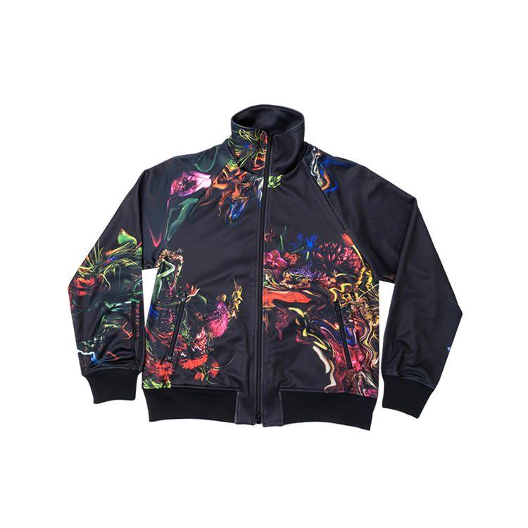 

Y-3 Куртка с воротником-стойкой и принтом, мужская верхняя одежда, черная FJ0391IW