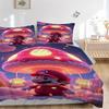 3pcs Mushroom, Mario Cover Set, 1 Cover + 2 Pillowcases (No Insert), Bedding for All Seasons, Bedding,Bedroom Decor yy250922002
