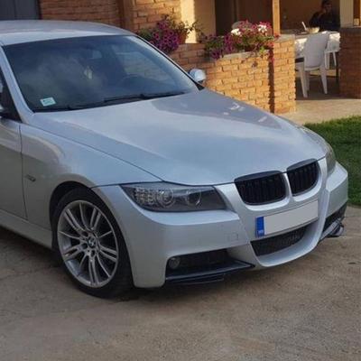 2pcs M-Tech Style Front Bumper Side Splitter Cover Lip Spoiler For BMW 3 Series Lamp Cover E90 E91 M-Tech 320i 330i 2005-2008