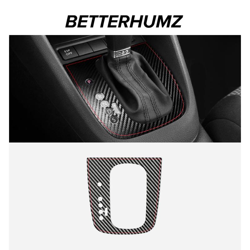 Betterhumz For Volkswagen VW Golf 6 GTI MK6 2010-2012 Made of Alcantara Gear Shift Panel Trim Stickers Car Interior Accessories