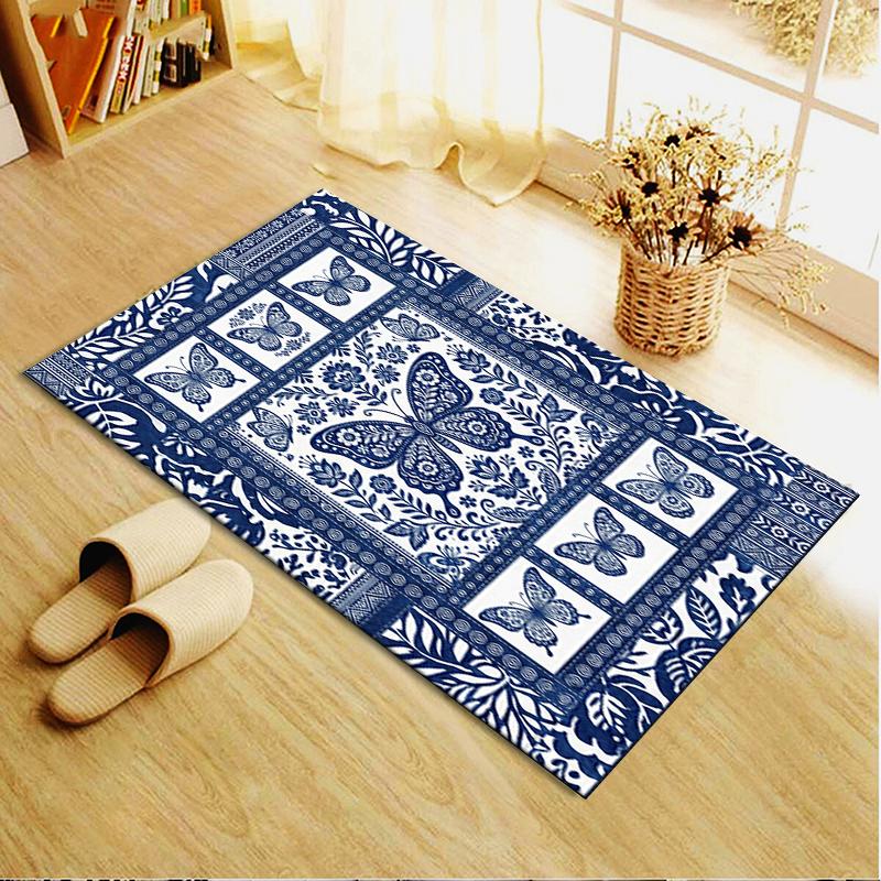 2025 Nieuw Vlinder Decoratie Tapijt Vloerkleed voor Woonkamer Slaapkamer Huis Sofa Decoratie, Kinderen spelen Antislip Vloermat30