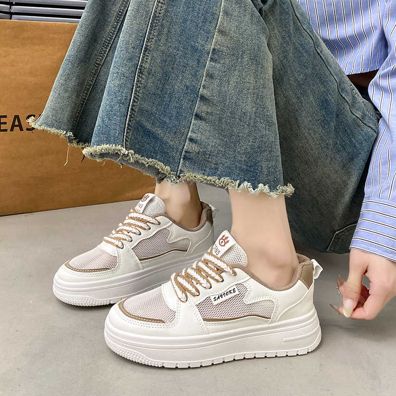 Fashion Increases Height Natural Leather Outdoor Women Boots Woven Women Shoes Casual Shoes Sneakers Woman Sports Trendy Sneakersy