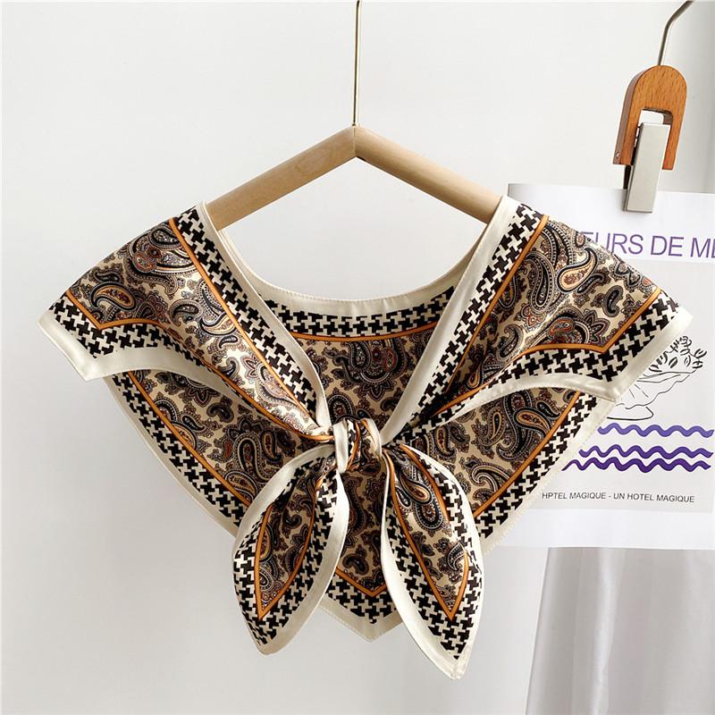 Triangle Over Shawls Scarves Shirt T-shirt Shoulder Fake CollarsVest  Scarf Sleeveless Jacket Shawls Detachable Collar for Women