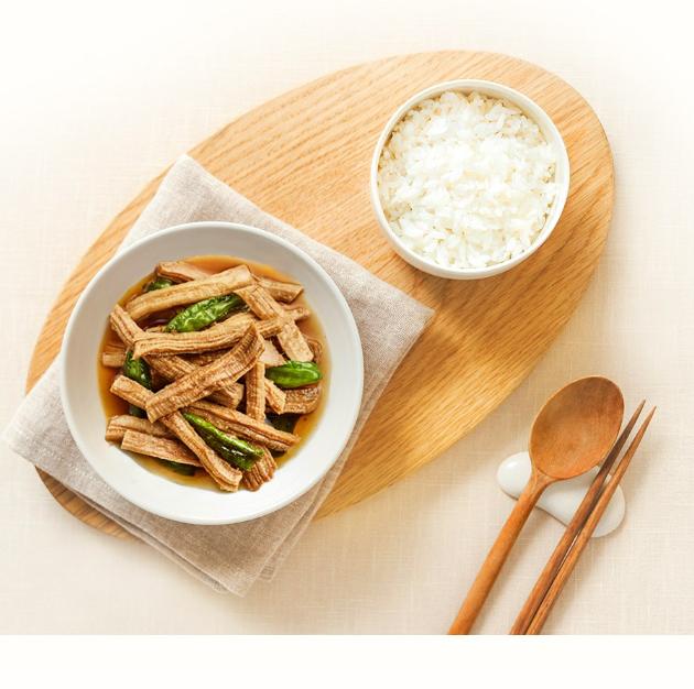 Bonjuk Jeju Pork & Shishito Pepper Jangjorim 120g | Korean Soy-Braised Side Dish