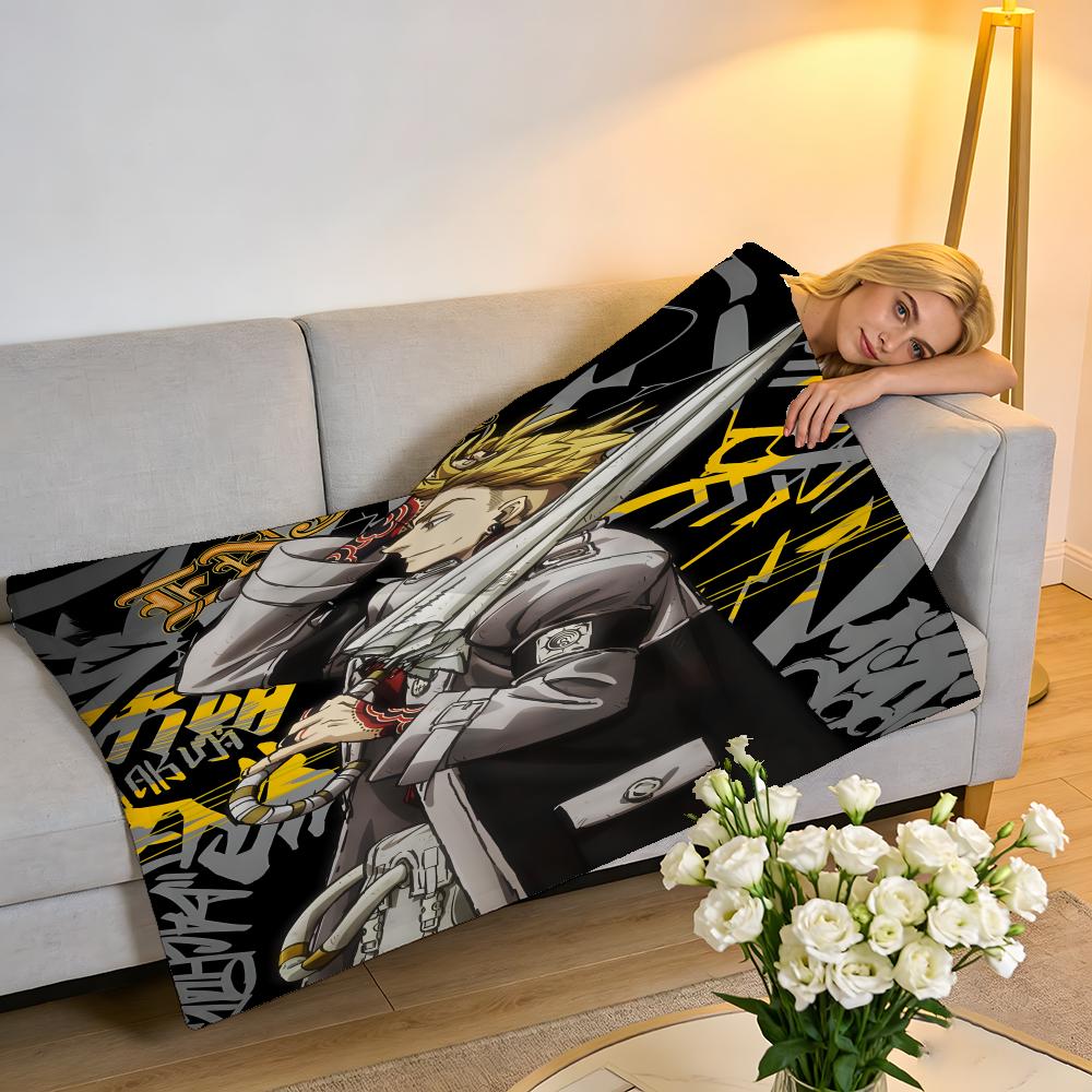 Gachiakuta Überwurf Hohe Dichte Kurzer Plüschdecke Weich Für Sofa Klimaanlage Raum.