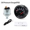 52mm Car Oil Pressure Gauge Sensors Modification 0-7 BAR PSI Oil Pressure Meters for Truck Car 12V Oil Press Sensor M10x1 NPT1/8