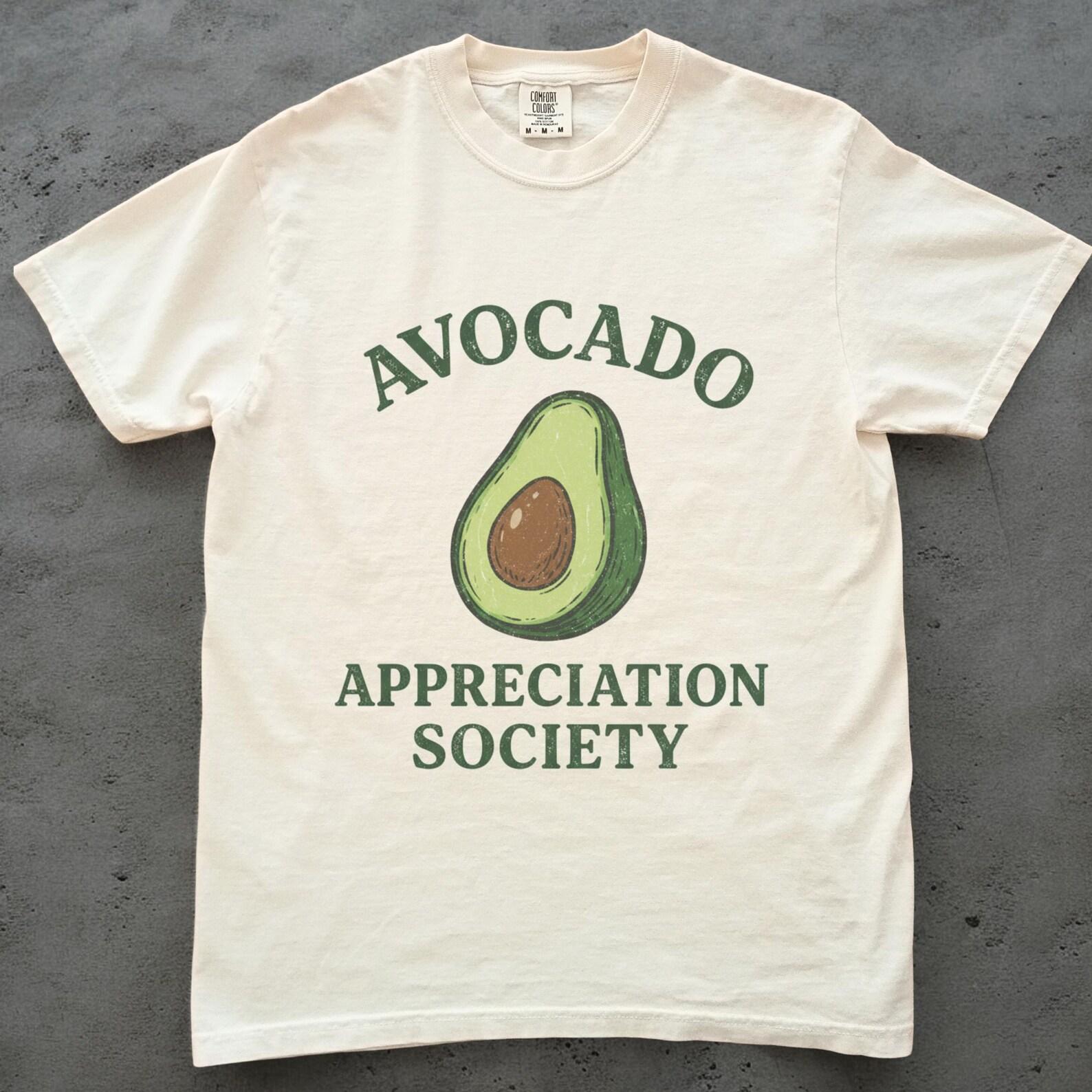 Avocado Appreciation Shirt, Unisex Avocado Graphic Tee, Funny Food Shirt, Minimal Avocado T shirt, Cute Foodie Graphic Tee 2XL