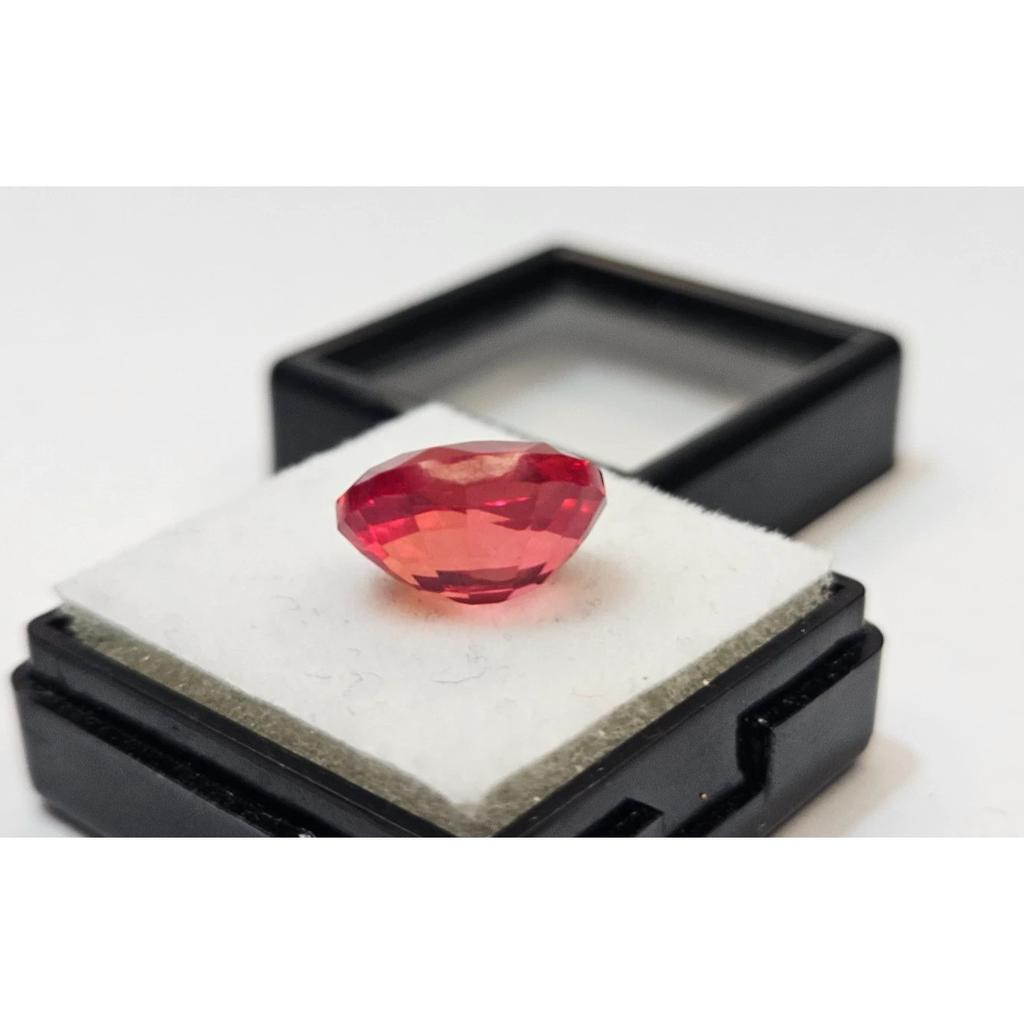 Oval Cut Padparadscha Sapphire 6+ Ct Stunning Certified Loose Gemstone
