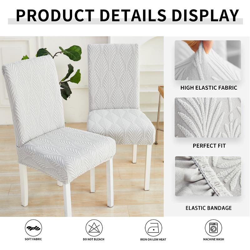 Stretch Chair Covers for Dining Room Removable Washable Dining Room Chair Covers, Dining Chair Slipcovers Seat Protector, Great Decor Home and Banquet