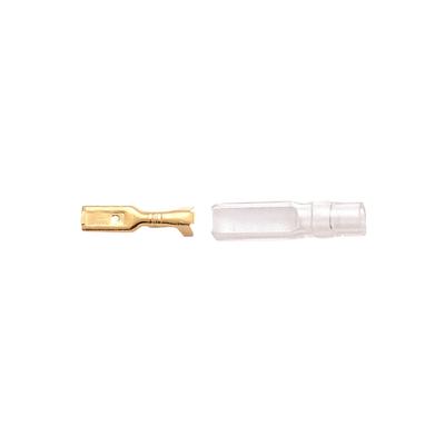 Audio-Technica TL110S Sleeved Faston Terminals Small (8 Pack) (#110 Equivalent) for 16, 18, 20 AWG Gold Plated