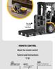 1:64 Bluetooth Mini Alloy Forklift RC Car Model Ornament Desktop Toy