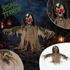 Bewegungsaktivierte Halloween-Skelett-Dekoration Außen-Hof-Requisite mit schwingender Bewegung für